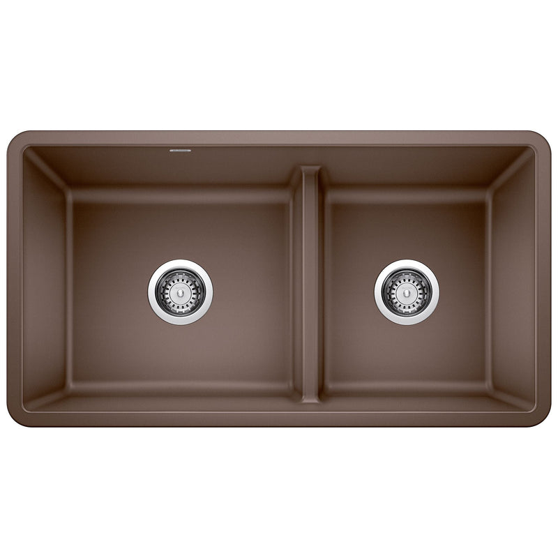 Blanco Undermount Kitchen Sink with Low Divide, PRECIS U, 33-in E9