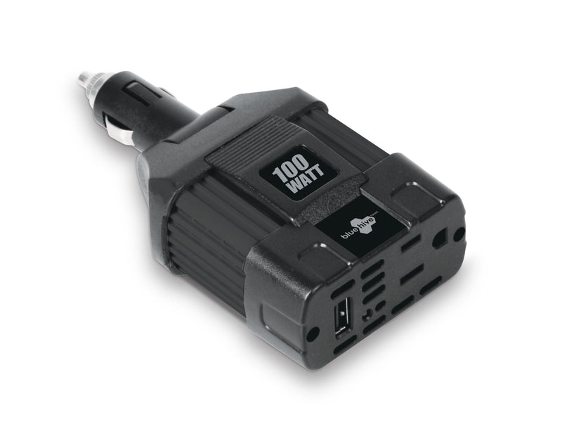 Bluehive 100W Power Inverter, Black C8