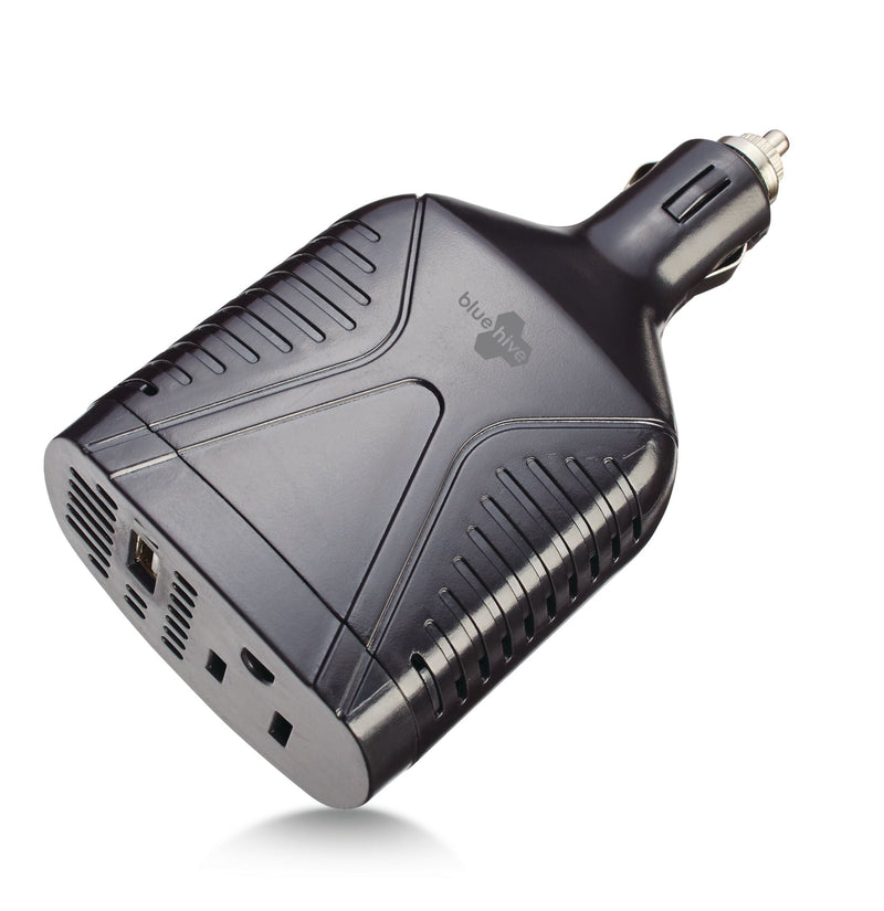 Bluehive 75W Car Power Inverter with USB Port E4