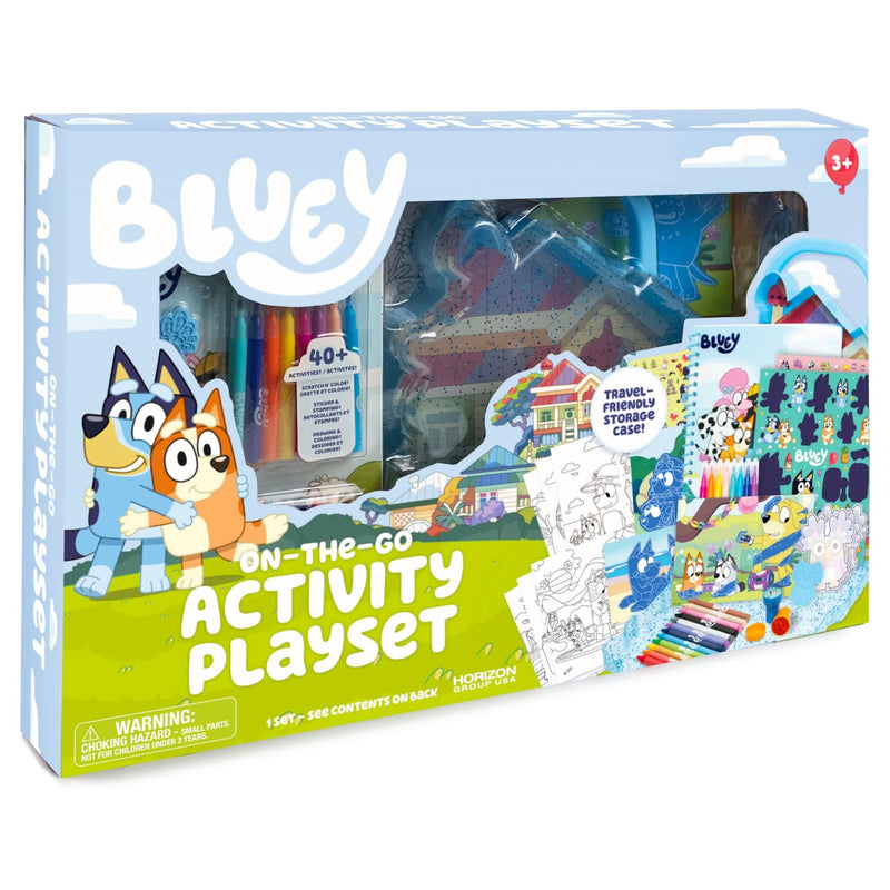 Bluey Ultimate On The Go Activity Playset for Ages 4+ U9