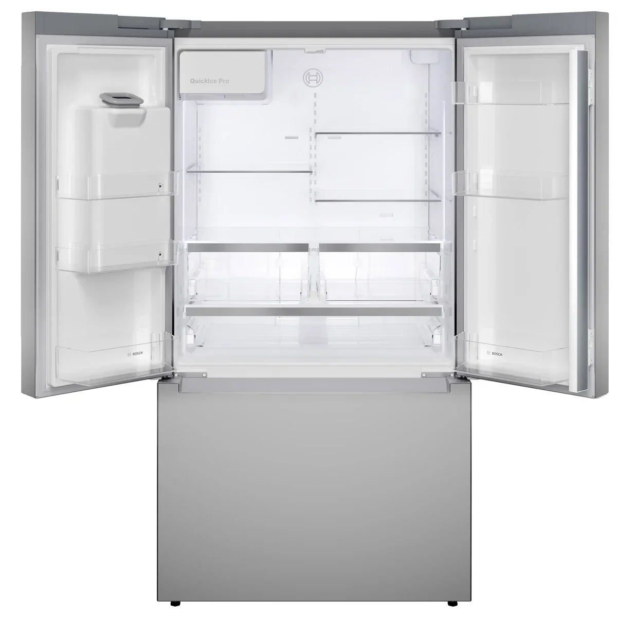 Bosch 100 Series 24 in Stainless Steel Dishwasher with Third Rack