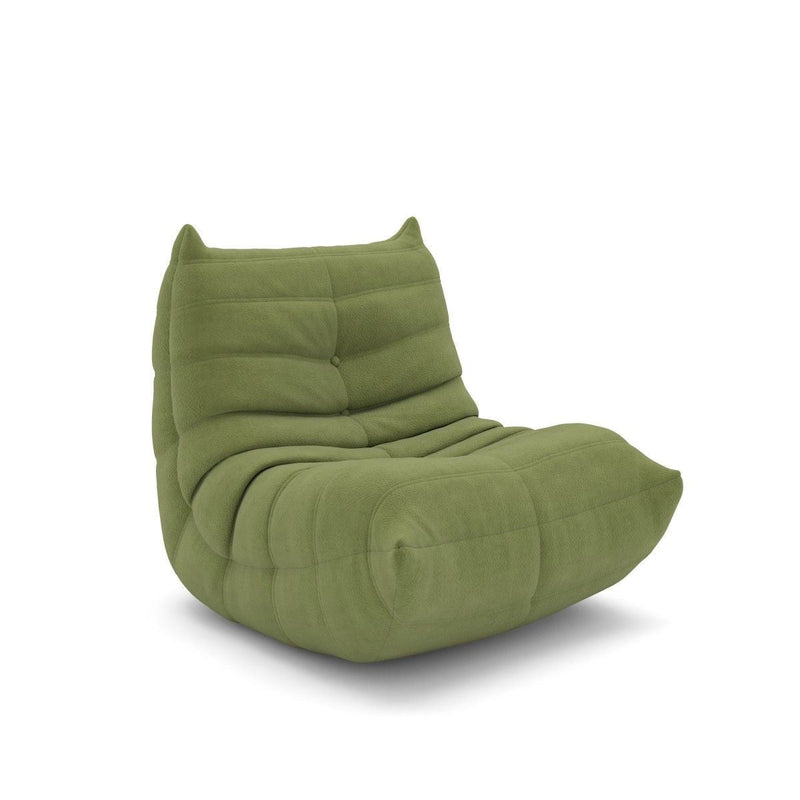 Brassex Cairo Sage All-Foam Armless Children's Chair J5