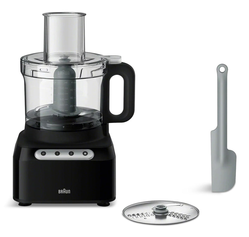 Braun 8-Cup (1.9 L) Food Processor, 550W Motor, Black X0