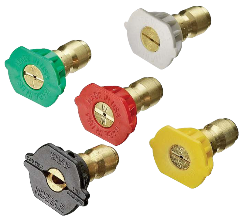 Briggs & Stratton Quick-Connect Spray Nozzle Tips Kit Compatible with 4000 PSI Gas Pressure Washer, 5-pk Q5