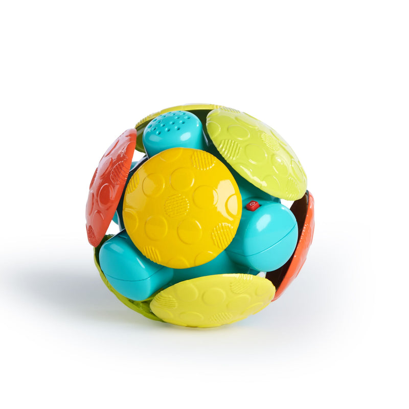 Bright Starts Wobble Bobble Crawl & Chase Activity Ball Toy, Bilingual, Ages 3m+ X2