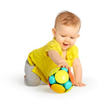 Bright Starts Wobble Bobble Crawl & Chase Activity Ball Toy, Bilingual, Ages 3m+