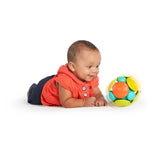 Bright Starts Wobble Bobble Crawl & Chase Activity Ball Toy, Bilingual, Ages 3m+