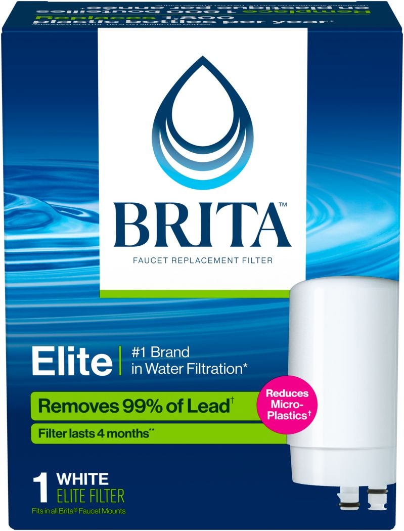 Brita On Tap Faucet Replacement Filter, White E1