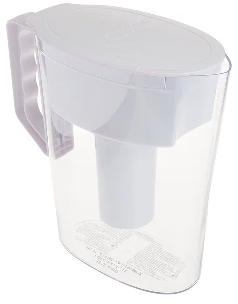 Brita Slim Water Filter Pitcher with Standard Filter, BPA Free, 5 Cup, White J1
