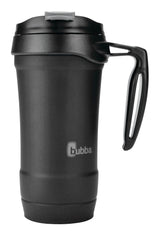 bubba Hero Stainless Steel Insulated Travel Mug with Handle, Rubberized Licorice, 18 oz