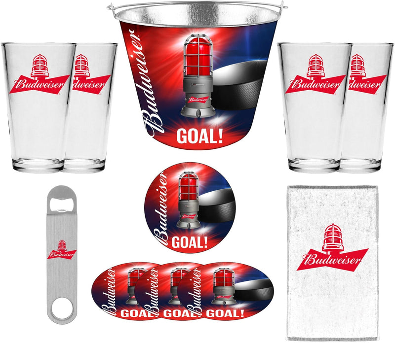 Bud Light Bucket Gift Set, 11-pc D1