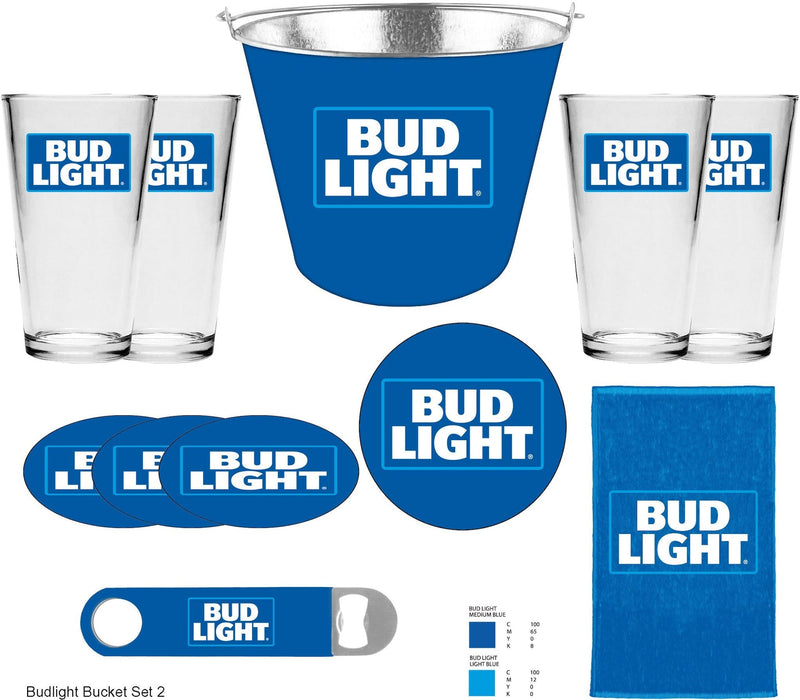 Budweiser Bucket Gift Set, 11-pc L1