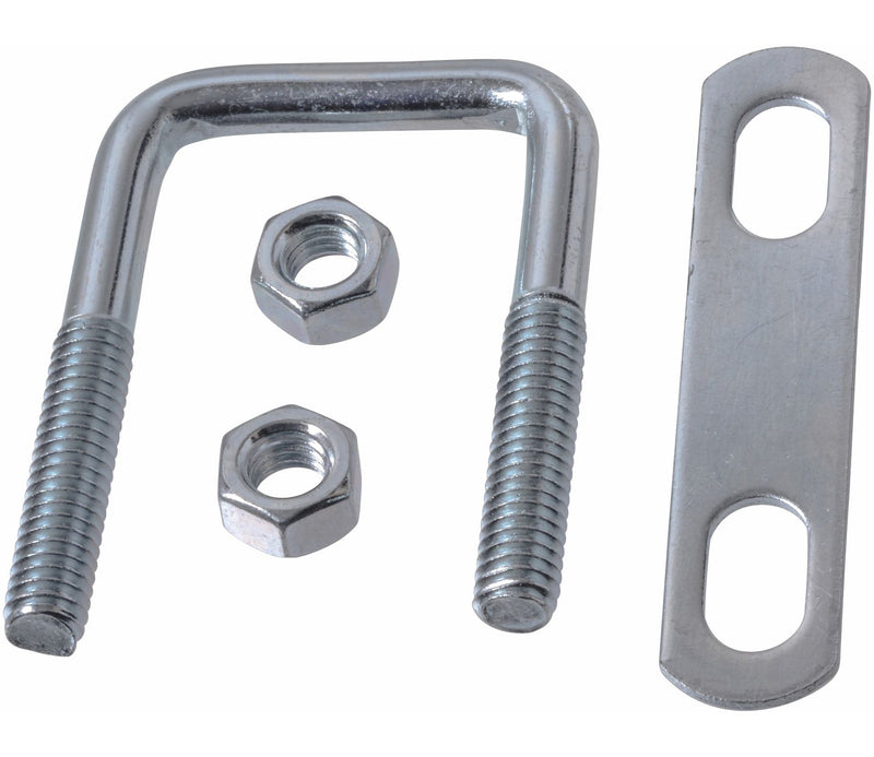 Buildex Square U Bolt, Carbon Steel and Zinc-Plated, 2-1/2 x 1-1/3-in W7