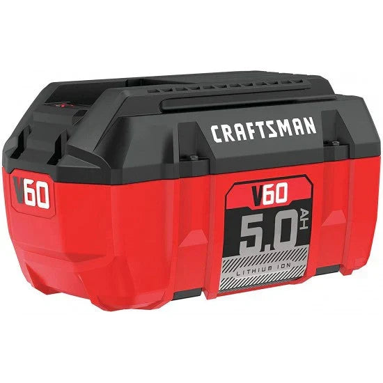 CRAFTSMAN V60 Battery, 5.0 Ah Lithium Ion (CMCB6050) C9