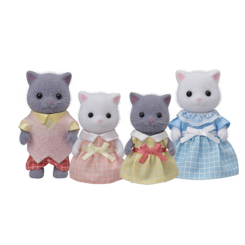 Calico Critters 4-Member Family Collectible Doll Figures for Ages 3+, Various Figures N6