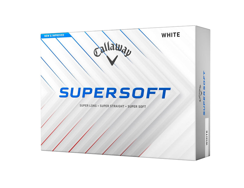 Callaway Golf SuperSoft Golf Balls, 2025 Version, White, 12-pk W2