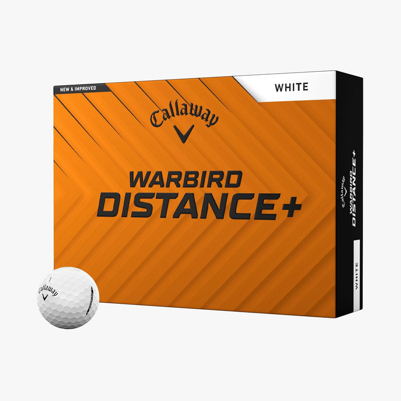 Callaway Warbirds Distance+ Golf Balls, White, 12-pk A0