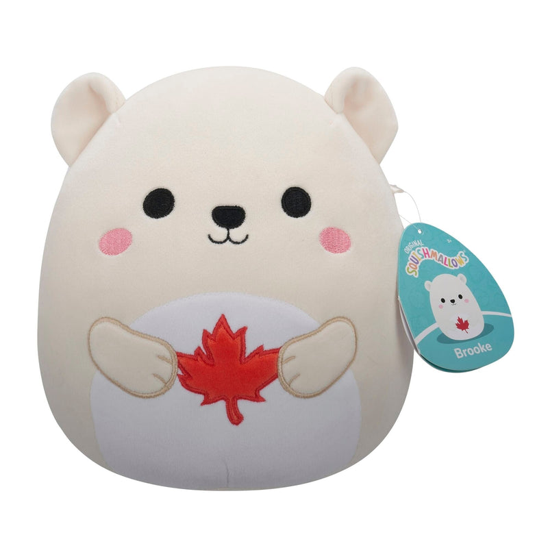 Canada Day Squishmallow Polar Bear Plush, 8-in N6