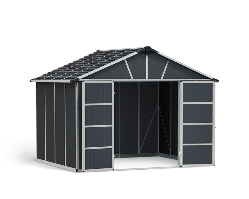 CANOPIA Multi-Function Polycarbonate Yukon Shed, 11x9-ft E0
