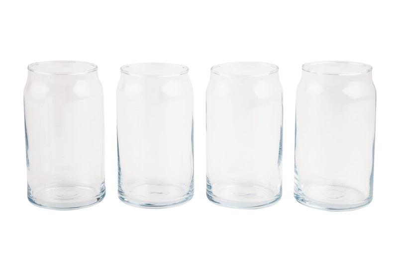 CANVAS Beer Can Glasses, 480-mL, 4-pc Q1