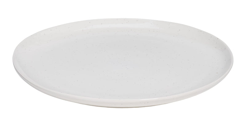 CANVAS Bettina Glossy Stoneware Salad Plate, 1-pc, White Speckle F5