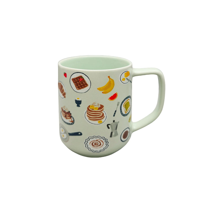 CANVAS Breakfast Suite Stoneware Mug, Green, 18-oz R3