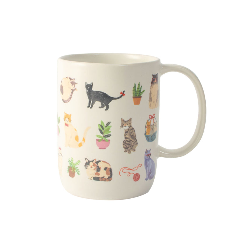 CANVAS Cat Stoneware Mug, 16-oz O6