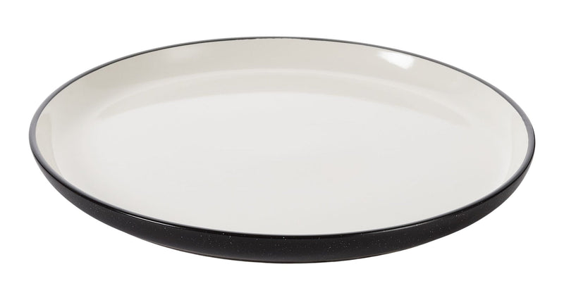 CANVAS Catalone Dinner Plate, 1-pc, Black/White B2