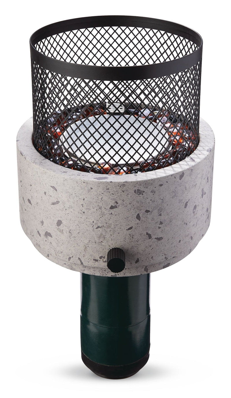 CANVAS Cinder Round Outdoor Tabletop Gas Fire Pit, 11,000 BTU W8
