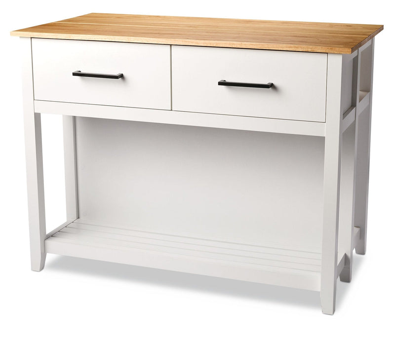 Canvas Conrich Kitchen Island, White N3