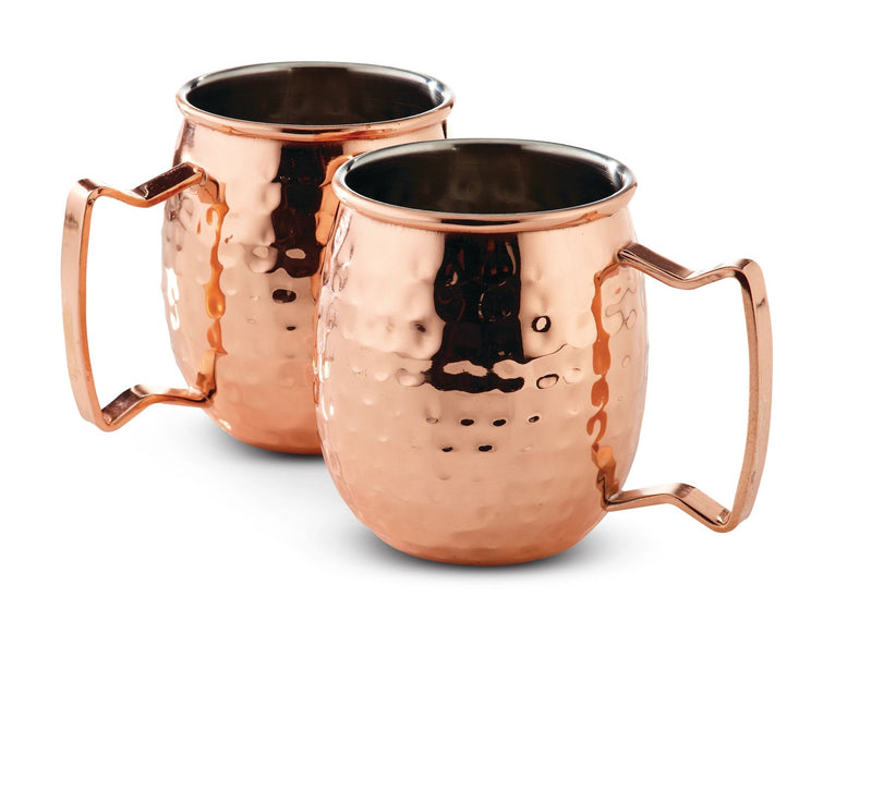 CANVAS Copper-Plated Stainless Steel Mug Set, 15-oz, 2-pc A5