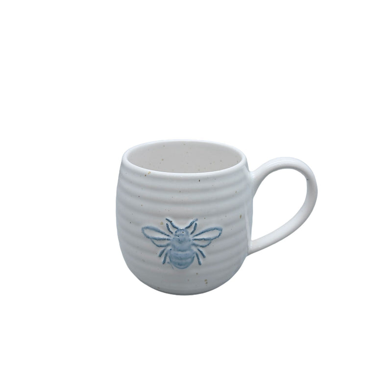 CANVAS Durable Stoneware Bee Mug, White, 14-oz H1