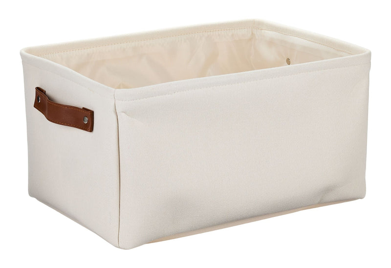 Canvas Dylan Rectangular Fabric Storage Basket, Assorted Colours J4