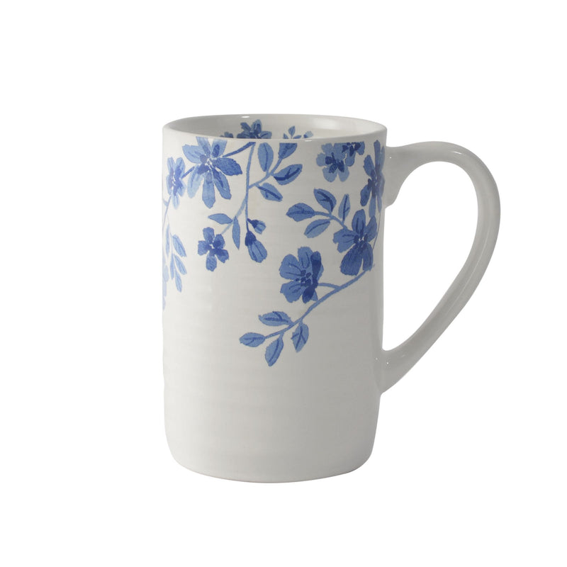 CANVAS Flower Stoneware Mug, 15-oz V4