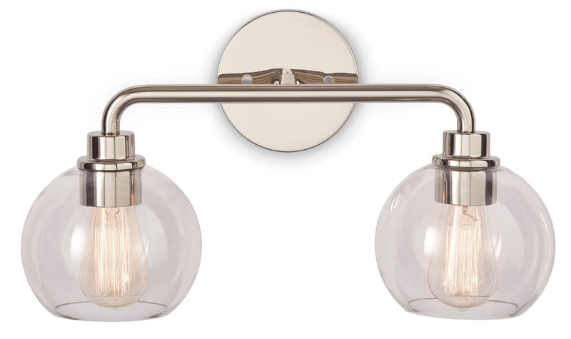 CANVAS Fuller 2-Light Vanity Light Fixture, Polished Nickel M2