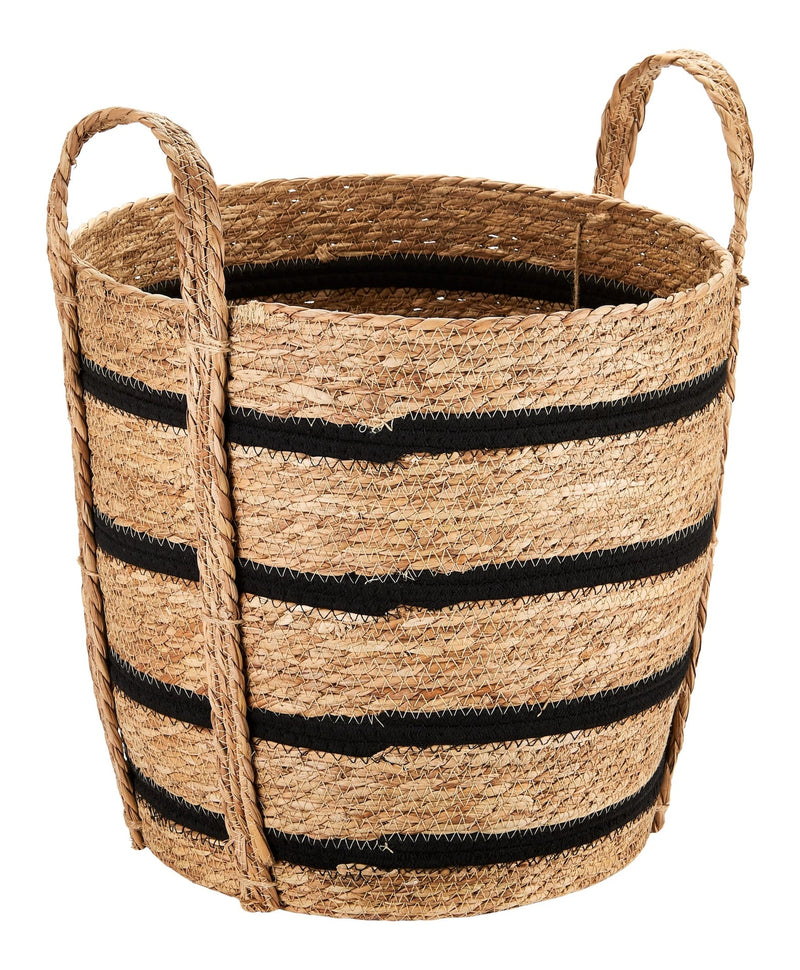Canvas Henry Tall Woven Cotton Rope Storage Basket J9