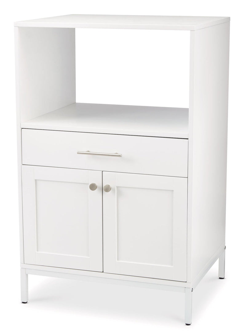 CANVAS Lawson Console Microwave Stand, White T9