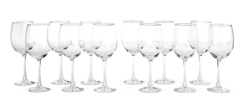 CANVAS Lead-Free Stemmed Wine Glass Set, 15.5-oz, 12-pk W3