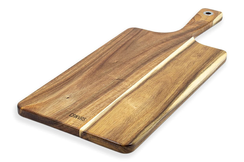 CANVAS Long Acacia Wood Serving Paddle with Handle, 17.5-in S4