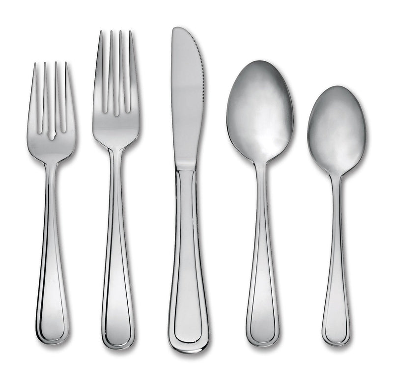 CANVAS Madison Stainless Steel Flatware Set, Serves 10, 50-pc Z1