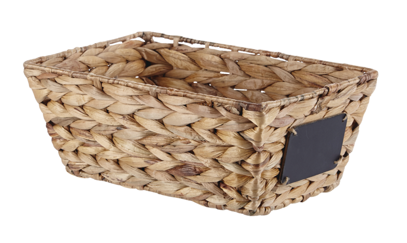 CANVAS Meg Rectangular Hand Woven Storage Basket, 12 x 8 x 5.1-in V7