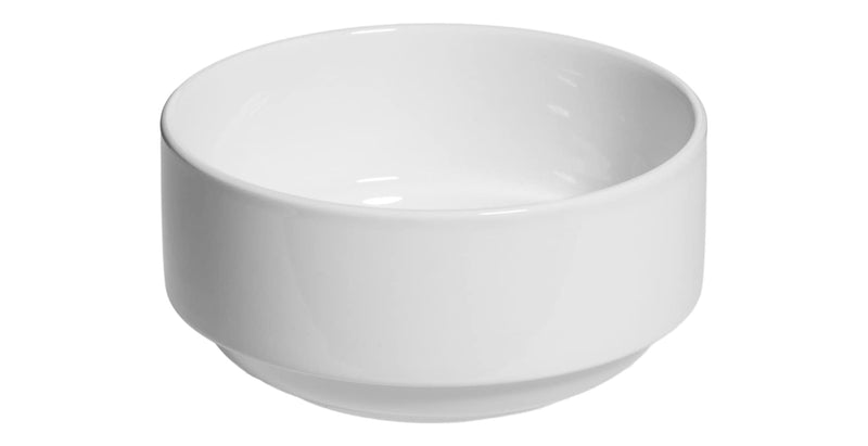 CANVAS Modern Edge Porcelain All Purpose Bowl, 5-in, White T3