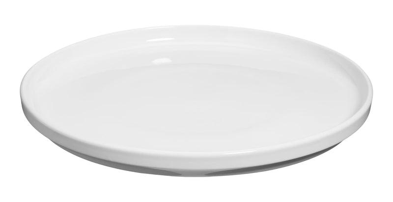 CANVAS Modern Edge Porcelain Dinner Plate, 10.5-in, White N9