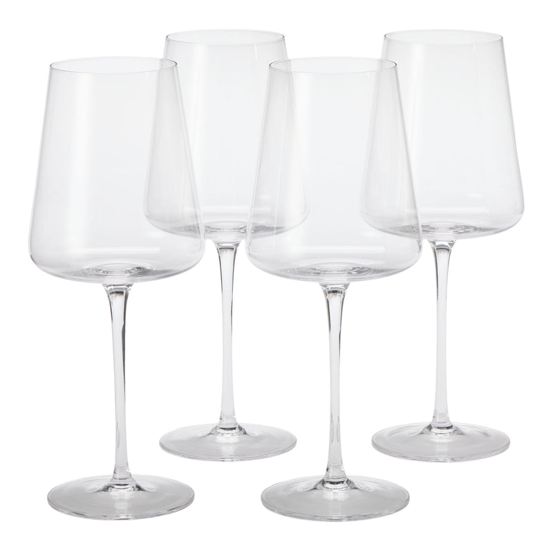 CANVAS Modern Lead-Free Stemmed Wine Glass Set, 4-pk J9