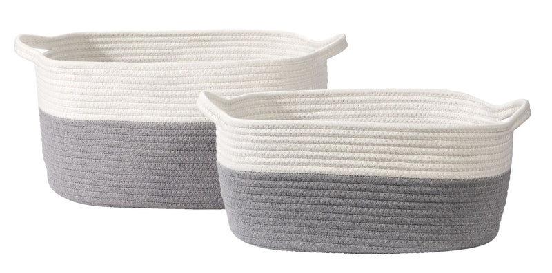 CANVAS Nesting Rope Baskets Set, 2-pk Y6