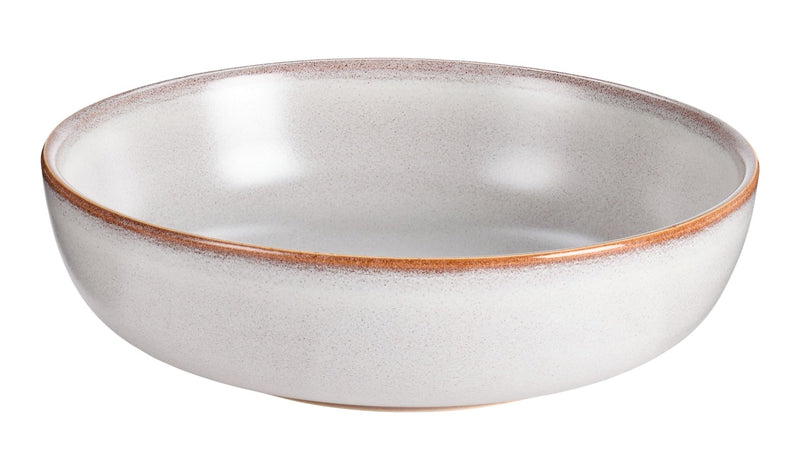 CANVAS Reactive Glaze Dinner Bowl, 1-pc, White with Reactive Glaze N9
