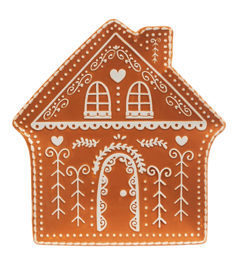 CANVAS Santa's Workshop Collection Gingerbread Serving Platter Z4
