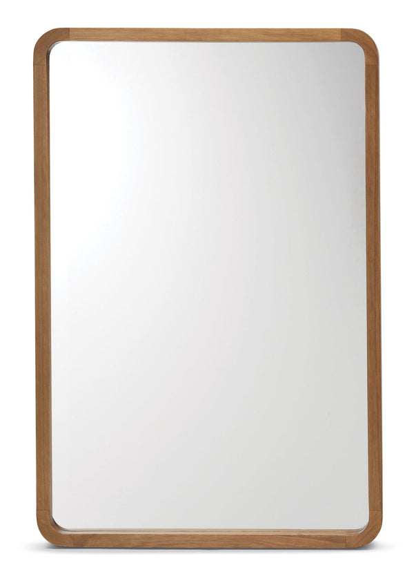 CANVAS Springside Pearwood Rectangular Wall Mirror, Brown, 24 x 36-in P3