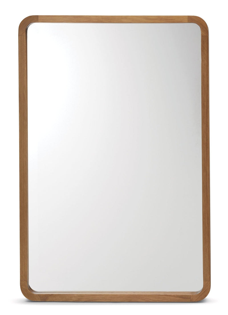 CANVAS Springside Pearwood Rectangular Wall Mirror, Brown, 24 x 36-in P3