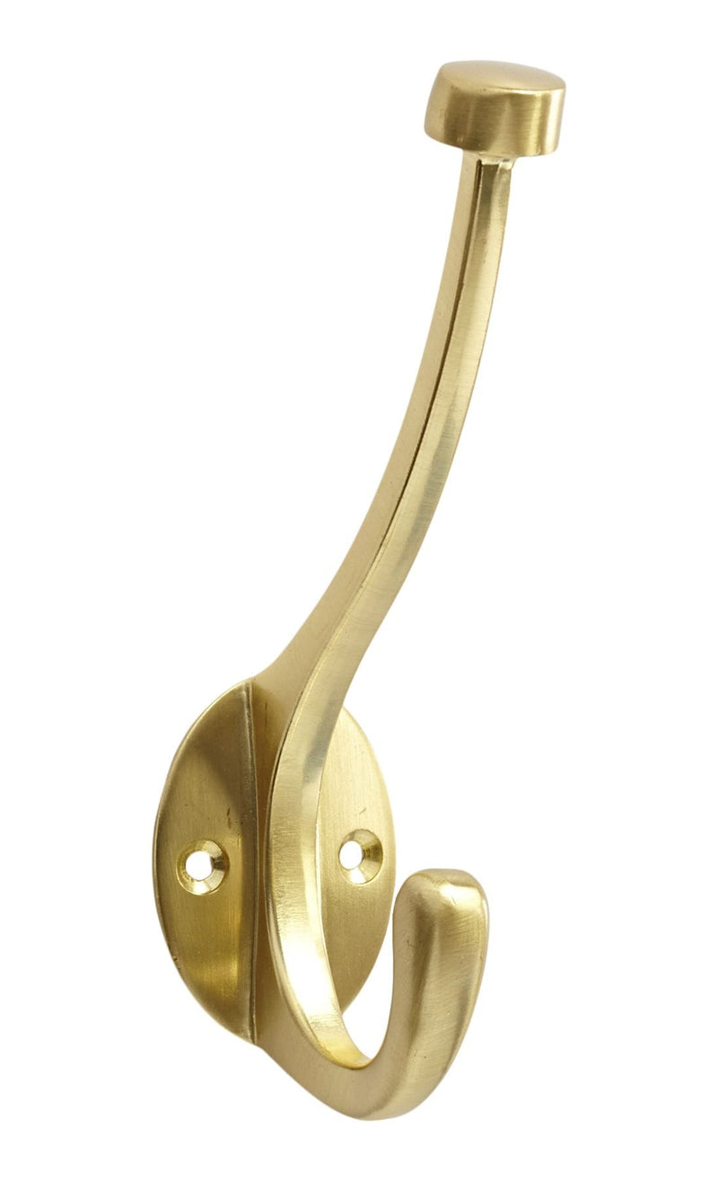 CANVAS Stainless Steel Single Pill Top Hook, Brass M2